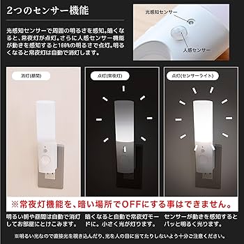 Amazon.co.jp: LED 人感センサーライト 停電 地震対策 自動点灯